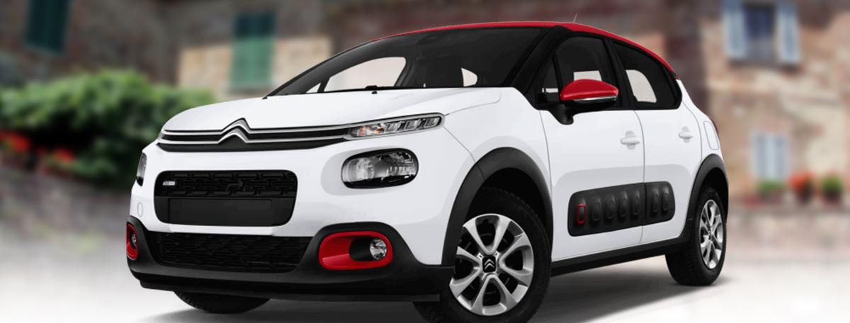 Citroen C3 renting in Città della Pieve